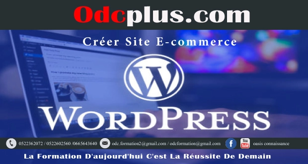Créer site e-commerce WordPress
